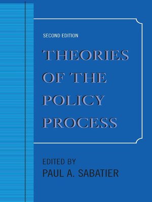 cover image of Theories of the Policy Process